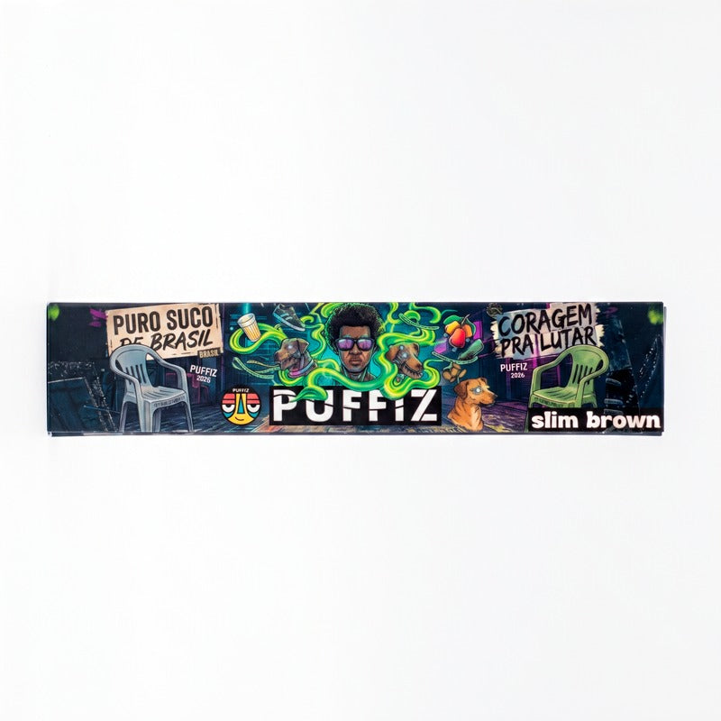Seda Puffiz Slim Brown Copa do Mundo