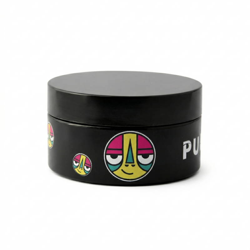 Pote Hermético de Vidro UV Antiodor 200ml - Tampa Reta